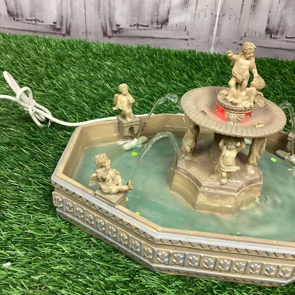 Lemax Lighted Village Square Fountain